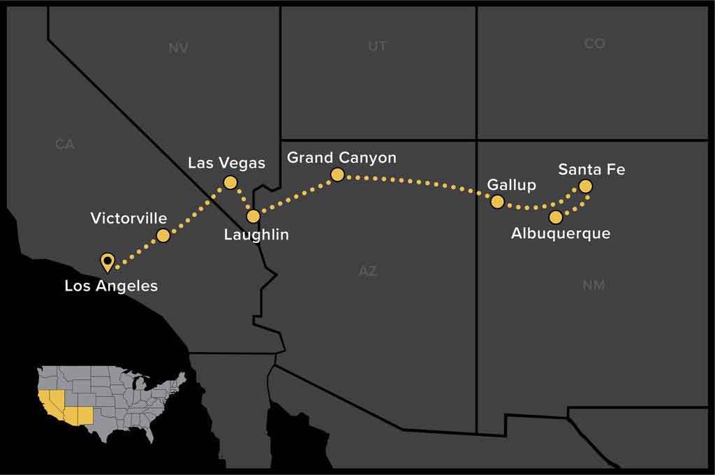 route-66-west-map