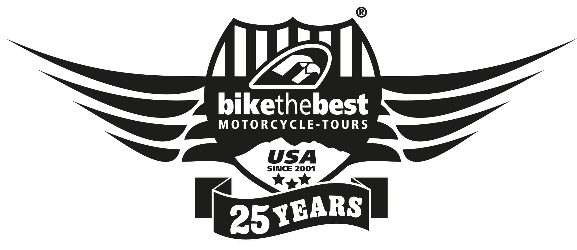 bikethebest logo 25 years