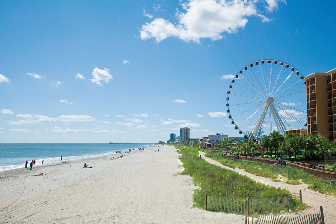 Uitzicht op Myrtle Beach